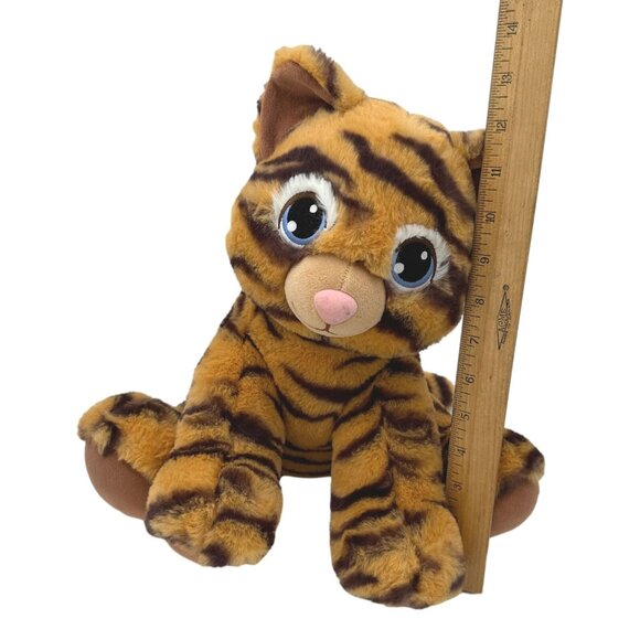BAB Build-A-Bear Plush Tiger Cub Orange Black Tag - Picture 8 of 10